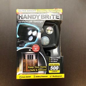 Handy Brite Cordless Ultra-Bright LED Motion-Activated Security Spotlight, Stan